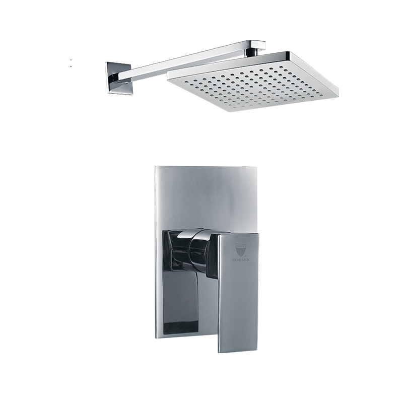 Naples Wall Mount Bathroom Rain Shower Set